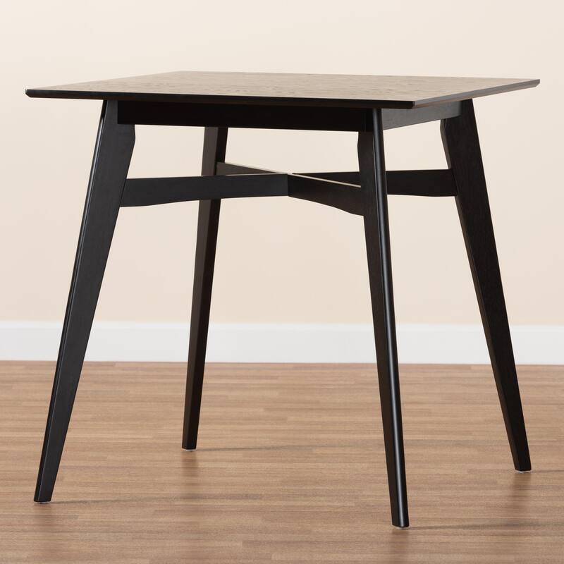 Leena Mid-Century Modern Finished Wood Counter Height Pub Table