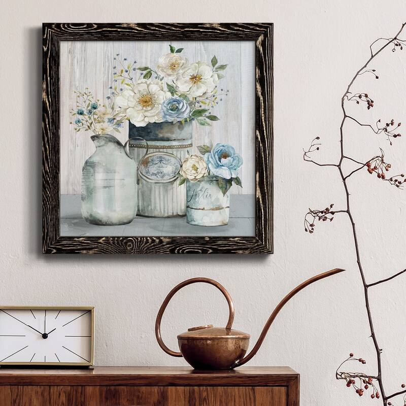 French Garden Flowers II-Premium Framed Canvas - Ready to Hang