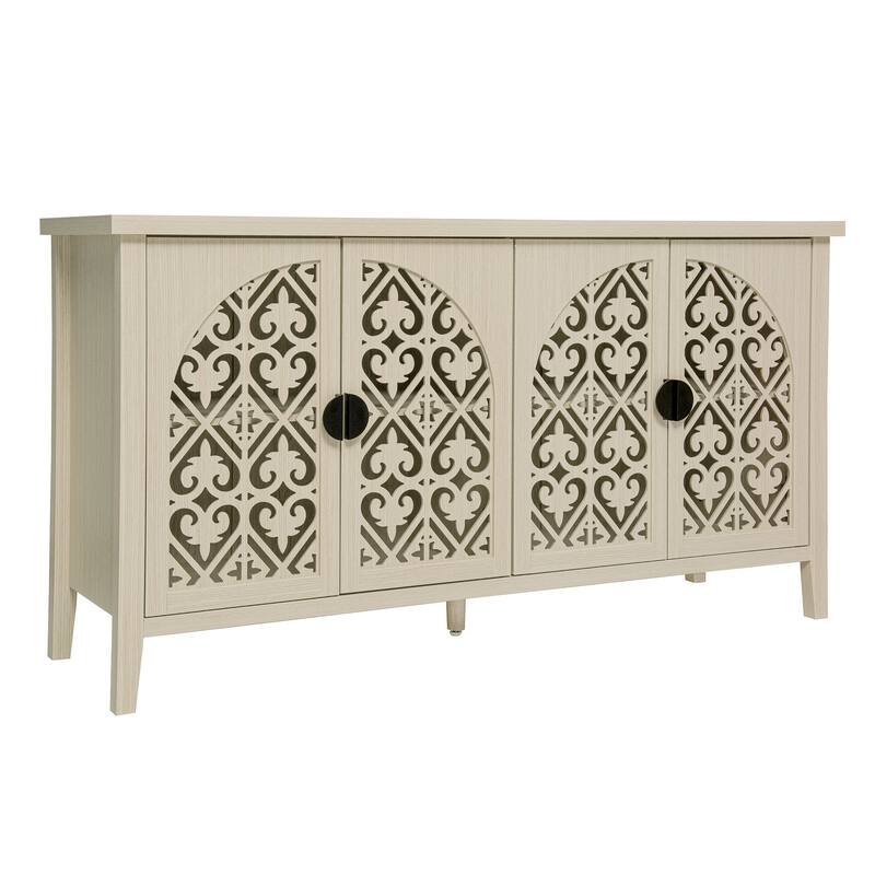 Storage Cabinet Accent Cabinet Display Cabinet Bookcase Toy Cabinet - Natural