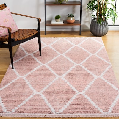 SAFAVIEH Augustine Myoung Trellis Fringe Rug