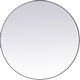 preview thumbnail 9 of 10, Elegant Lighting Eternity 45" Diameter Circular Beveled Metal Framed