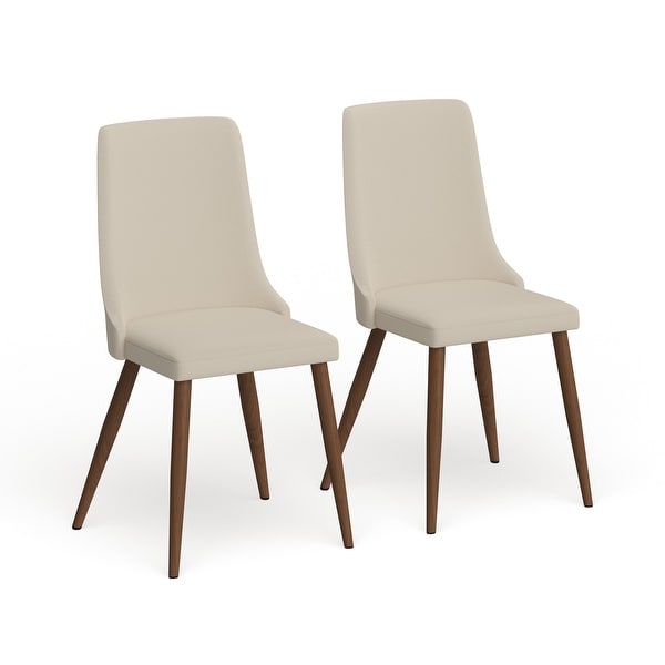 Carson Carrington Kaskinen Mid century Armless Dining Chair Set