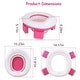preview thumbnail 7 of 7, Portable Baby Potty Chair Cover with Splash Guard for Travel