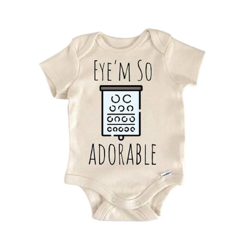 Optometrist Optometry Ophthalmologist - Baby Boy Girl Clothes Infant Bodysuit Funny - Natural - Newborn