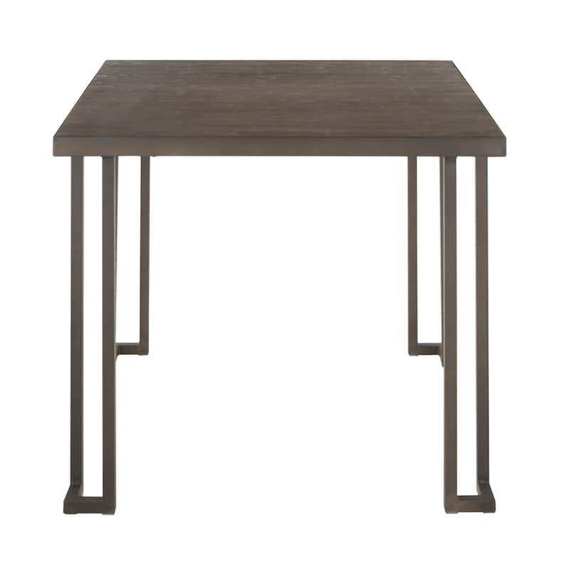 Carbon Loft Arturio Industrial Wood & Metal Dinette Table - Antique/Espresso