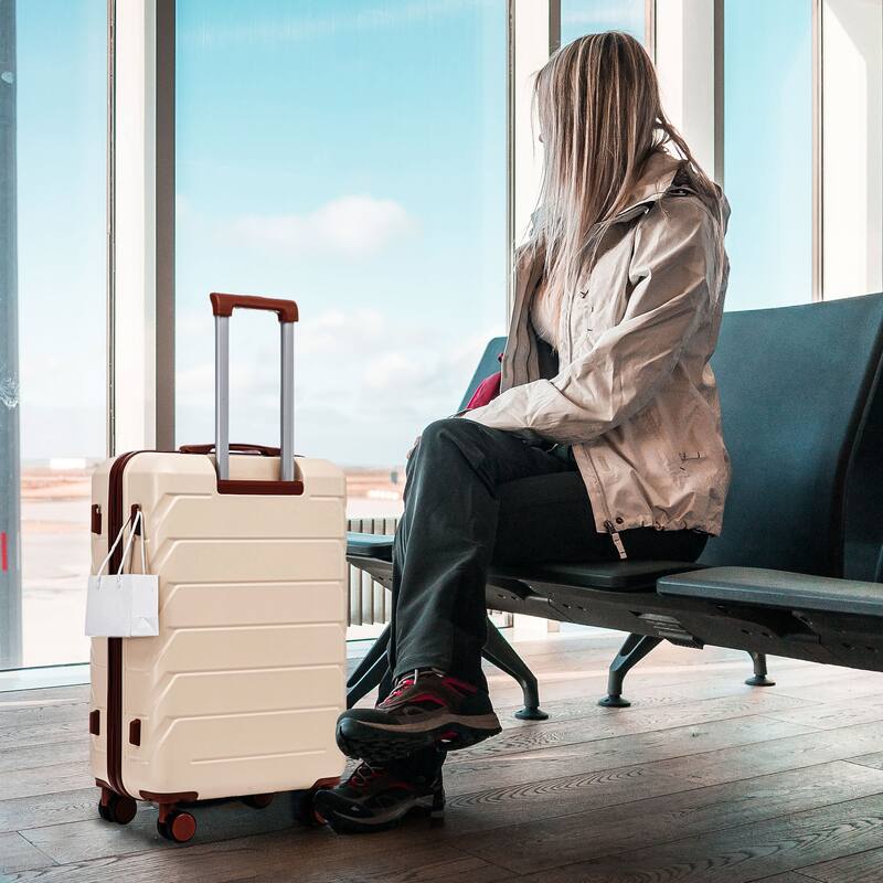 Fashion Luggage Lightweight Luggage, 3-Piece Set with Combination Lock and Universal Wheels, for Boarding and Travel