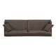 Malverne Contemporary 3 Seater Fabric Sofa with Accent Pillows by ...