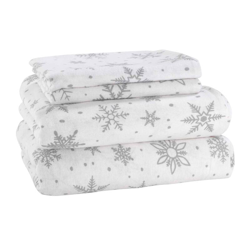 Avanti Linens Winter Wonderland Flannel Full Sheet Set
