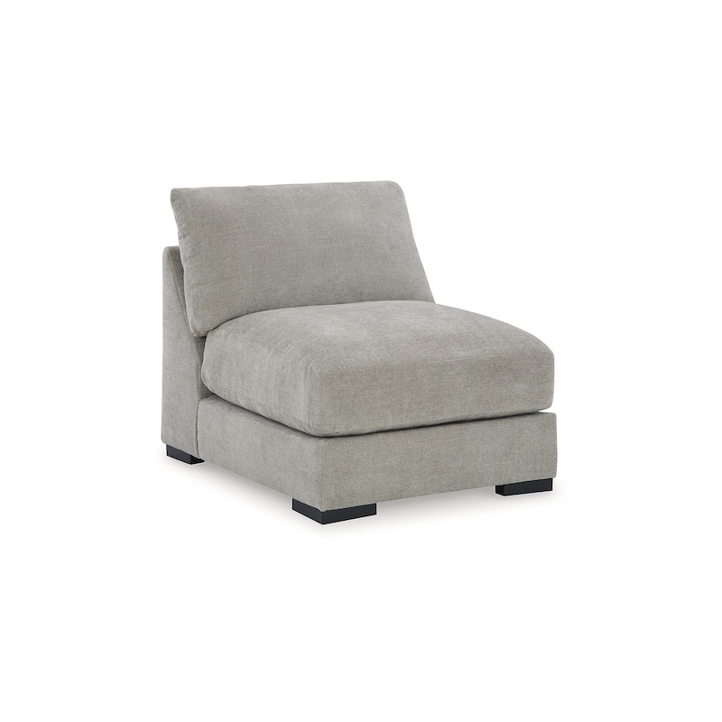 Signature Design by Ashley Aslan Court Gray 5-Piece Sectional - 113" W x 113" D x 36" H