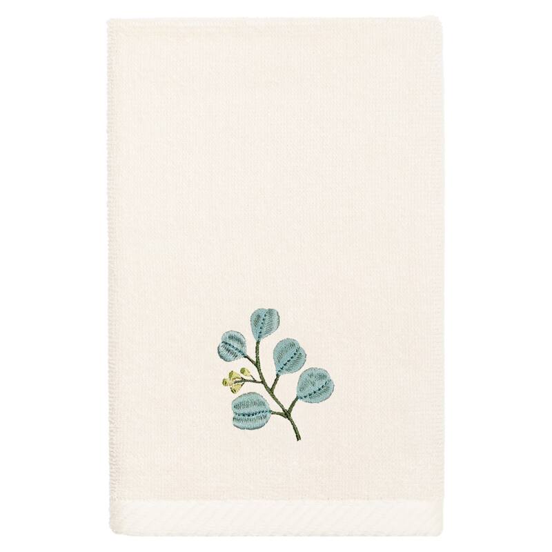 Authentic Hotel and Spa 100% Turkish Cotton Botanica 3PC Embellished Towel Set