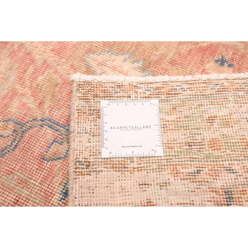 ECARPETGALLERY Hand-knotted Antalya Vintage Pink Wool Rug - 7'8 x 9'11