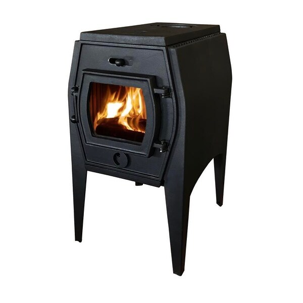 Shop Hiflame Elena Hf706a 7kw Antique Small Cast Iron Wood Burning