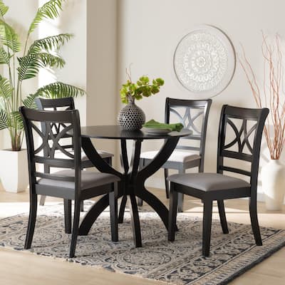 Noemi Modern Wood 5-Piece Dining Set