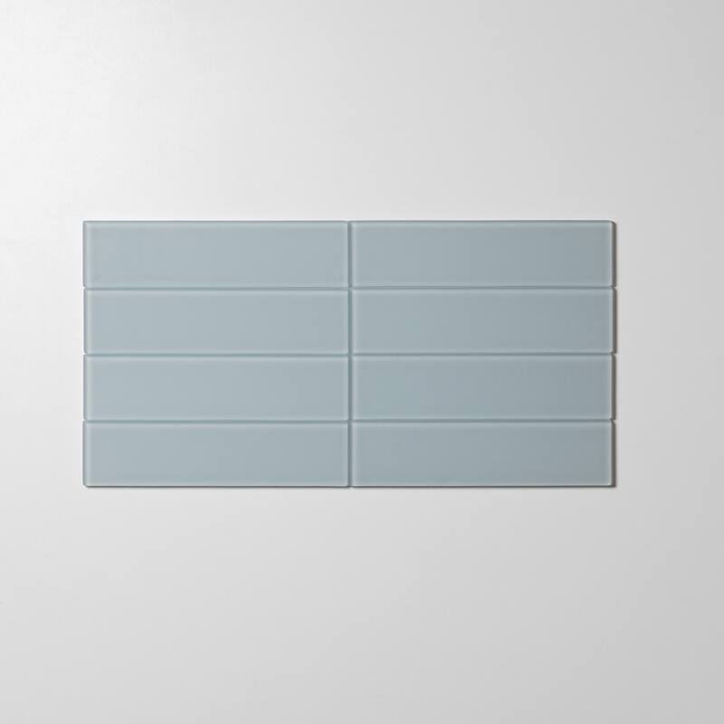 2 in. x 8 in. Glass Subway Wall Tile