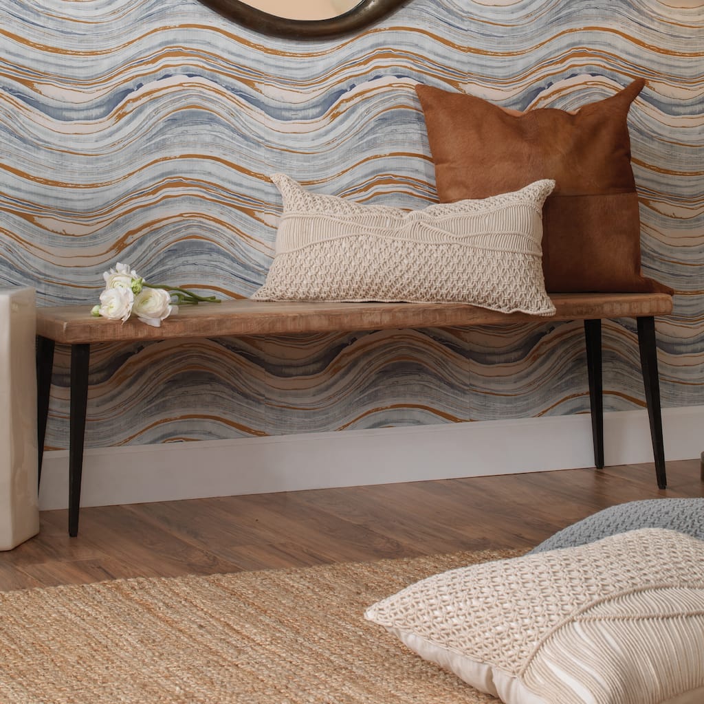 Alden Decor Malin Wood Bench