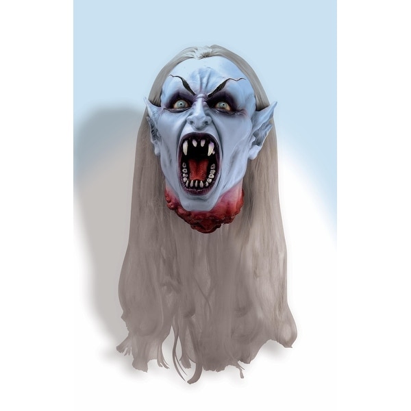 Scary Gothic Vampire Head Halloween Prop