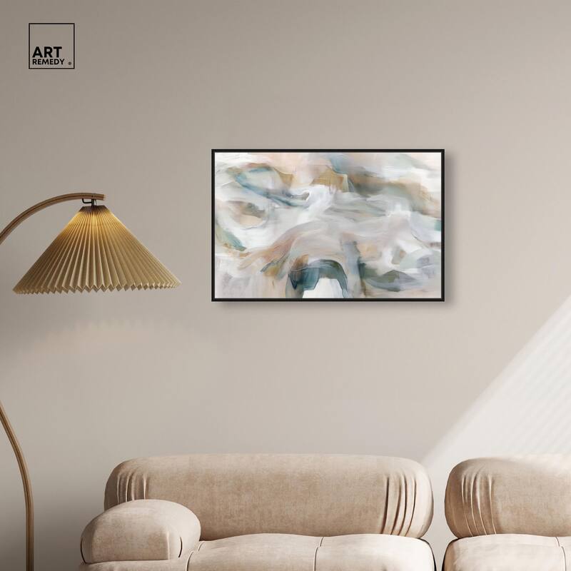 Whispering Colors IV Canvas by Art Remedy