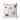 Space Fusion Indoor/Outdoor Reversible Throw Pillow White and Blue