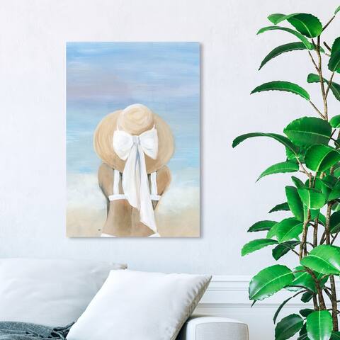Wynwood Studio 'Ocean Breeze White' Fashion and Glam Wall Art Canvas Print Accessories - White, Blue