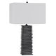 preview thumbnail 2 of 4, Uttermost Sanderson Metallic Charcoal Table Lamp