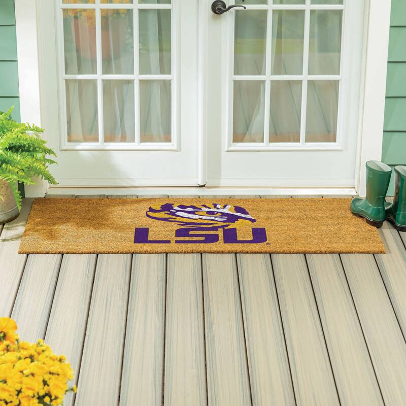 Louisiana State University Full Color Indoor/Outdoor Coir Mat