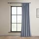 preview thumbnail 126 of 140, Exclusive Fabrics Heritage Plush Velvet Room Darkening Curtain (1 Panel) - Luxurious Single Drapery for Enhanced Room Darkening