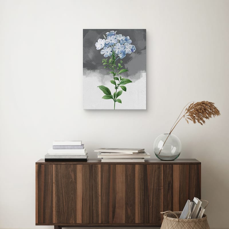 Plumbago Grey by Design Lab Canvas Art Print