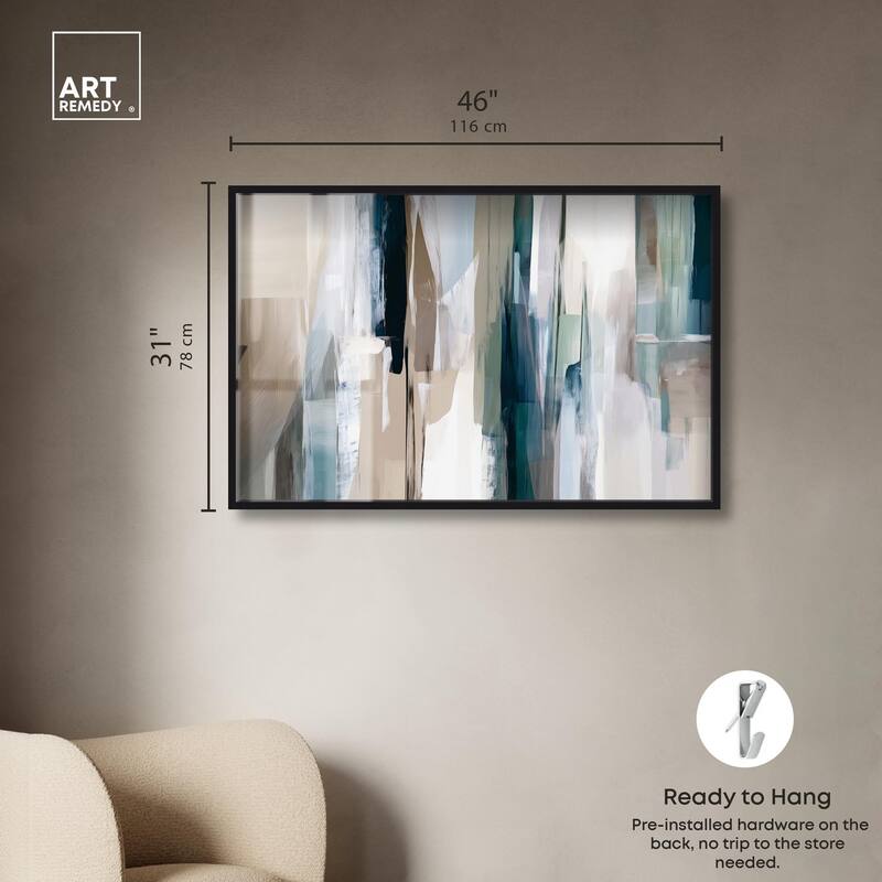 Color Columns Shadowbox by Art Remedy