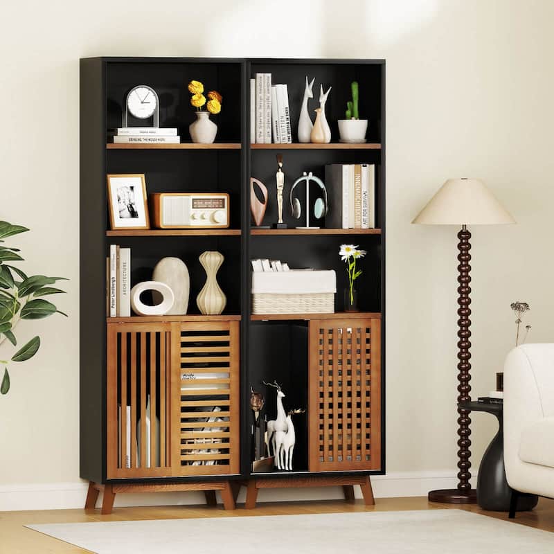 Costway 70” Bookshelf, 5-Tier Bookcase with Reversible Adjustable - See Details