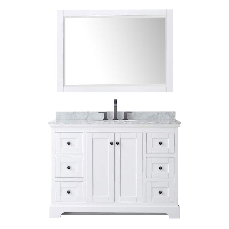 Wyndham Collection Avery 48" Free Standing Single Basin Vanity Set