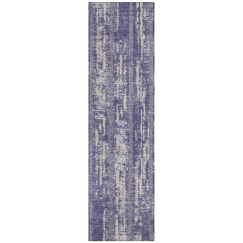 Machine Washable Indoor/ Outdoor Chantille Ombre Stripe Rug