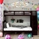 preview thumbnail 28 of 38, Stairway Twin-Over-Full Bunk Bed with Storage and Guard Rail,Space-Efficient Multifunctional Bunk Bed With Storage