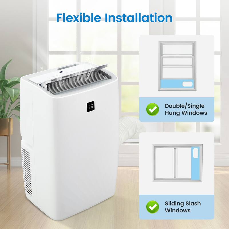 Portable Air Conditioner for Indoor Rooms, 3-In-1 AC Unit for Bedroom