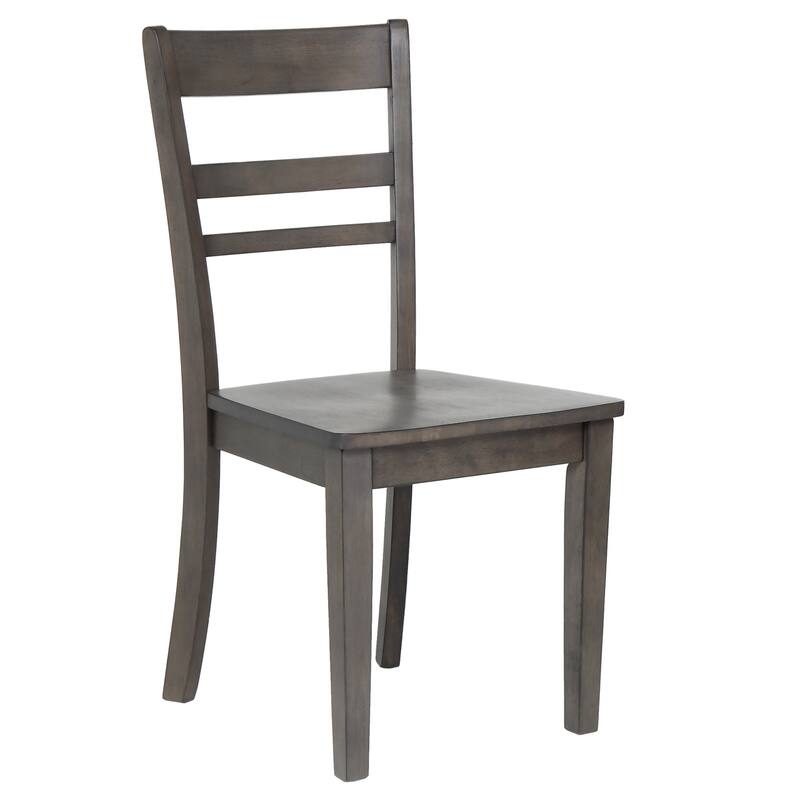 Rectangular Dining Table Set for 6 - 60" Table, 4 Chairs & Bench - Modern Dining Room Furniture