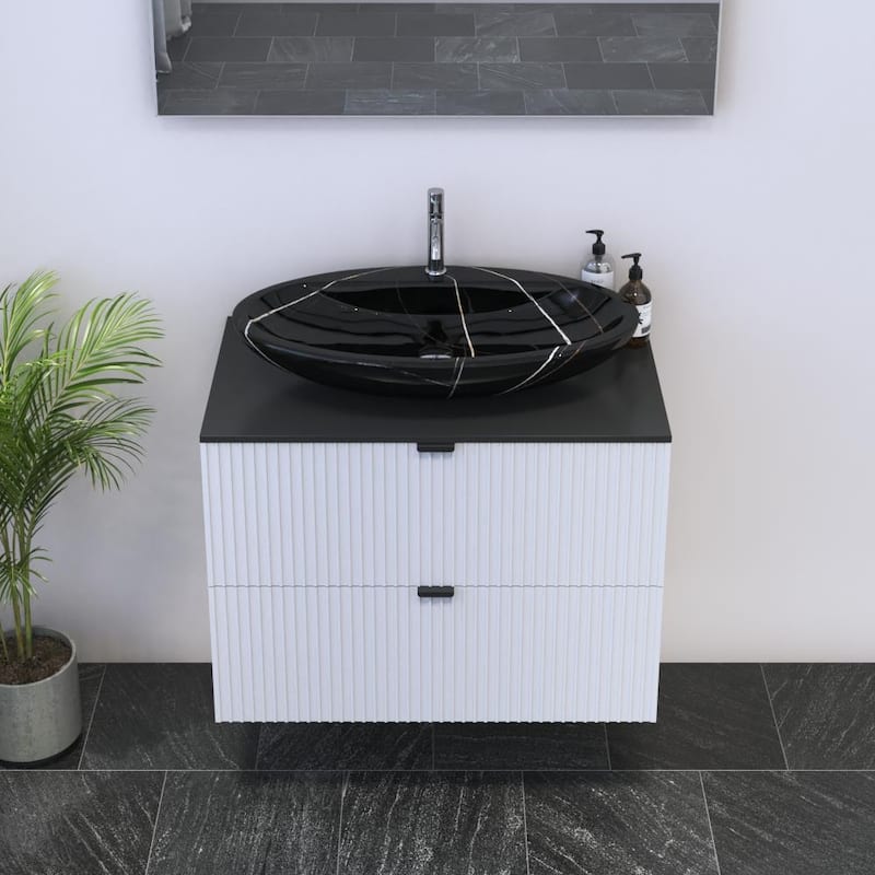 Nicole 2S 80 Floating Bathroom Vanity (32" Width)