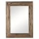preview thumbnail 1 of 3, Uttermost Rennick Rustic Wood Mirror - 36"x 48"