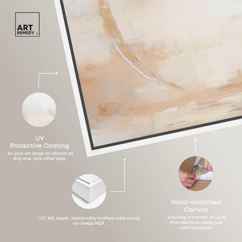 Golden Orb II Canvas by Art Remedy