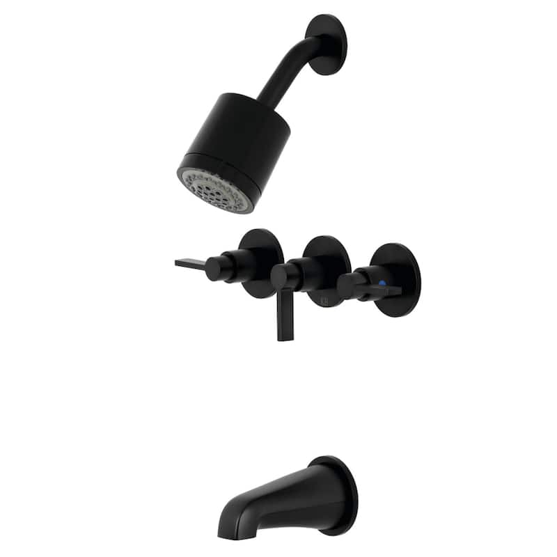 Kingston Brass NuvoFusion Tub and Shower Trim Package with 1.8 GPM