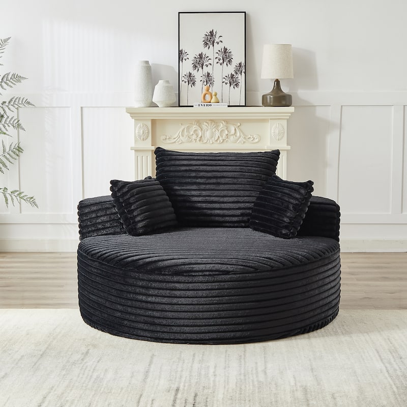 GDFStudio - Emberwood Corduroy Single Sofa Cloud Recliner