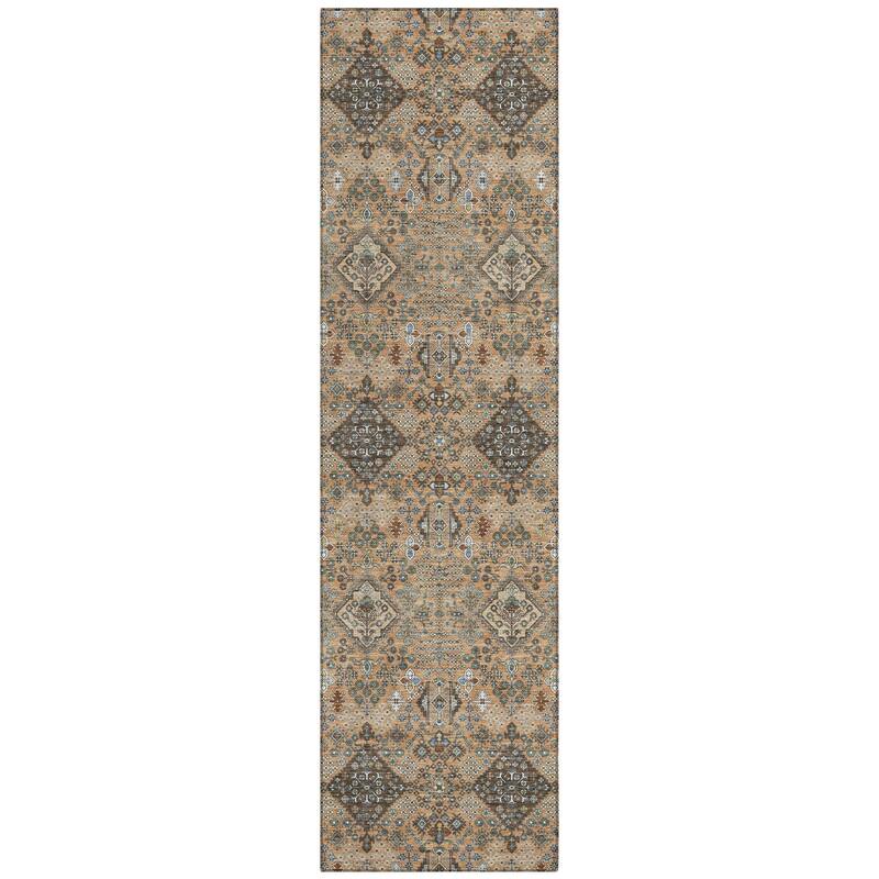 Machine Washable Indoor/ Outdoor Global Bidunga Chantille Rug