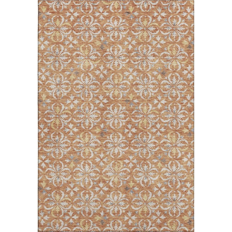 Premium Washable Super Soft Transitional Medallions Mayfield Rug