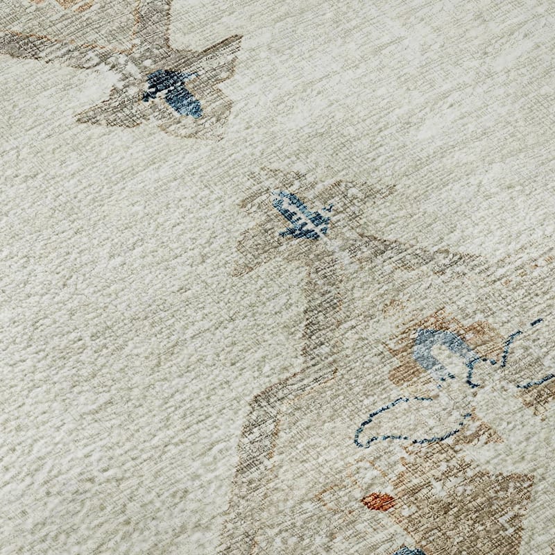 Premium Washable Super Soft Boho Heriz Mayfield Rug