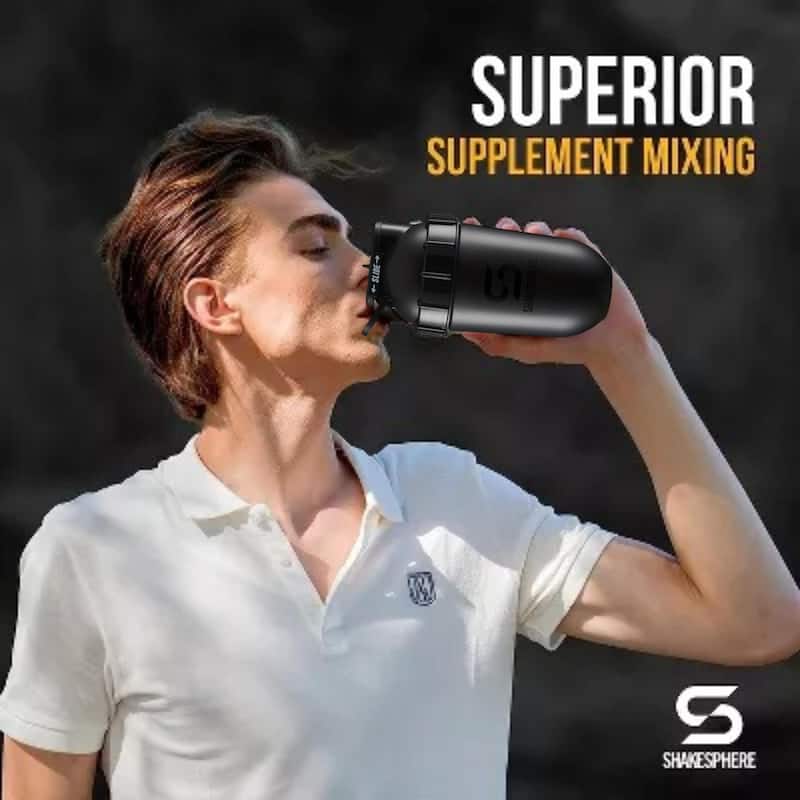 SHAKESPHERE Protein Shaker Bottle and Smoothie Cup 24 oz