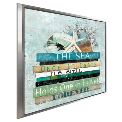 "Nautical Sea" by Carol Robinson Print on Floating Canvas
