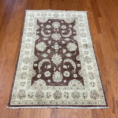 HERAT ORIENTAL Handmade Oushak Wool Rug - 3'10" x 6'2"