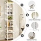 preview thumbnail 8 of 16, 78.7 Inch Extra Tall Narrow Bookshelf, 7 Tier Corner Bookcase