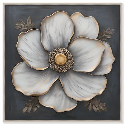 Sculpted Sepals II Canvas by Art Remedy