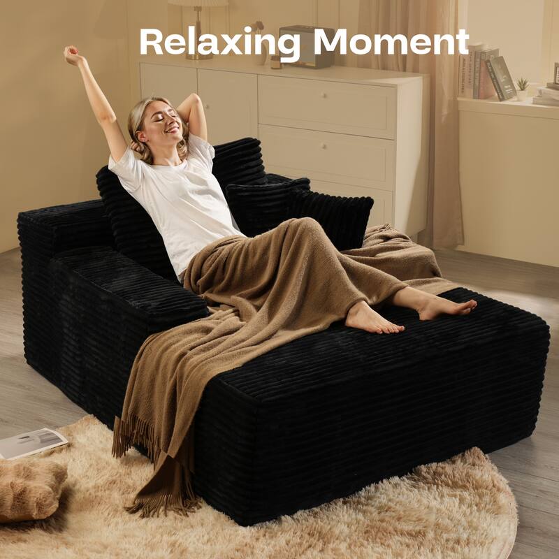 ​​OVIOS Modern Minimalist No-Assembly Living Room Set​