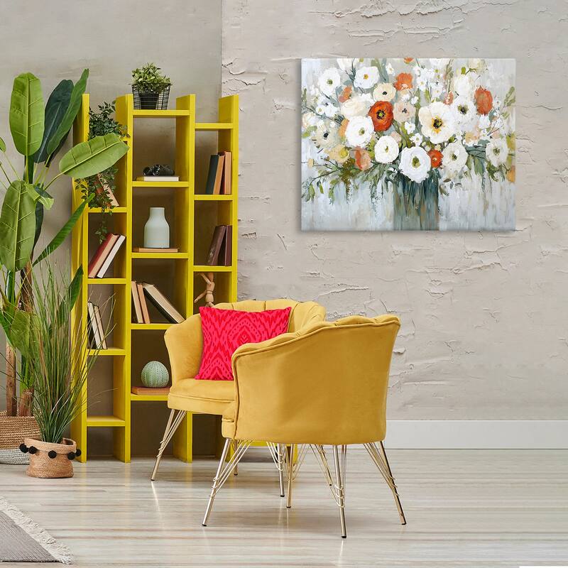 Stupell Ivory & Ruby Bouquet Canvas Wall Art Design By Franklyn Gregory