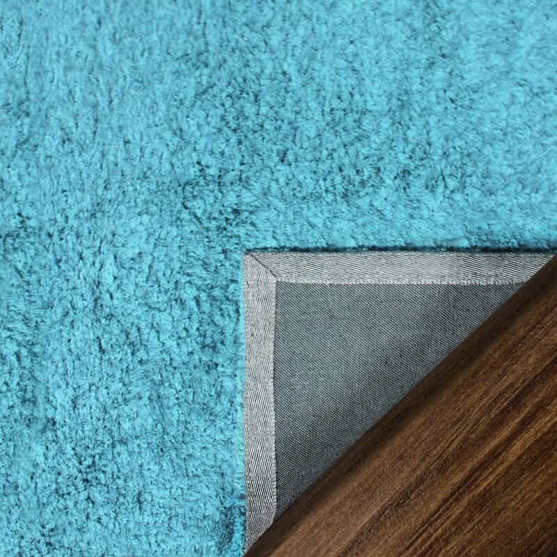 Superior Hand-tufted Plush Solid Shag Indoor Area Rug